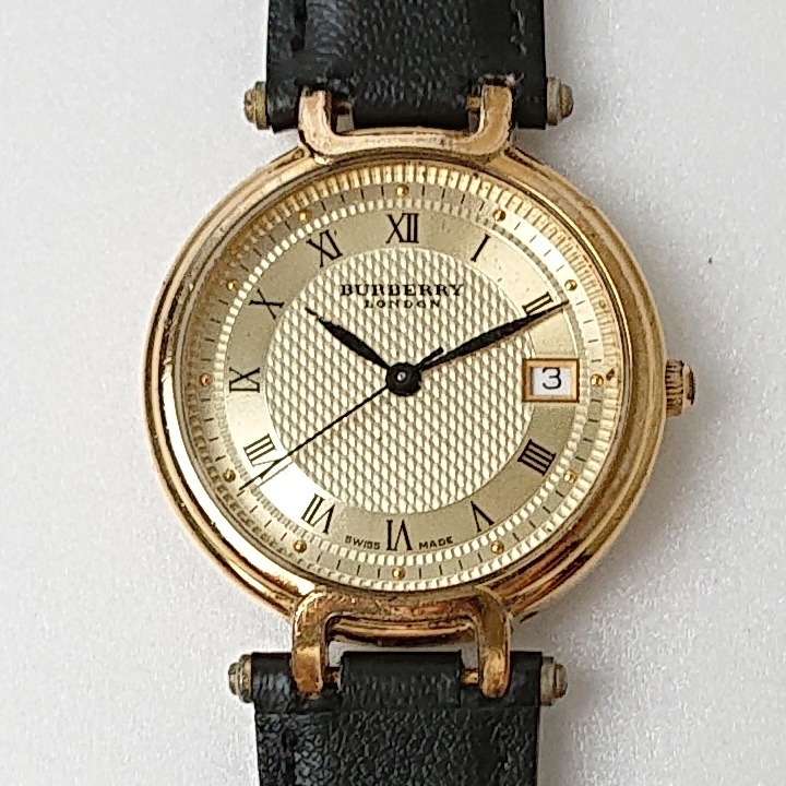 稼動品　Burberry レクタンギュラー　ロゴベルト　腕時計　Gカード付き 21761026.jpg