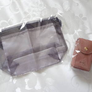 ★未使用 エクセル ノベルティ オリジナルポーチ'23 パープル リップケース'24 ピンク エクセルメイク excel