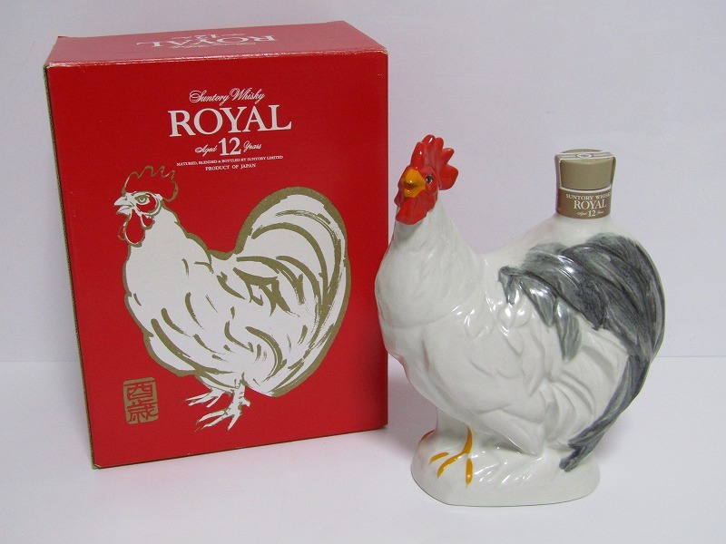  ローヤル 陶器 2017干支ボトル 酉 600ml 未開栓 北海道内限定発送】 ROYAL サントリーローヤル ウイスキー 酉歳
