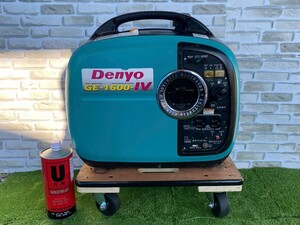 デンヨーGE-1600SS-IV 発電機★14日保証+1Lオイル付(75)