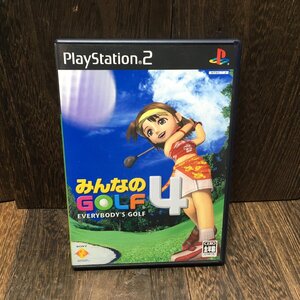PS2 プレイステーション2 ゲームソフト みんなのGOLF4