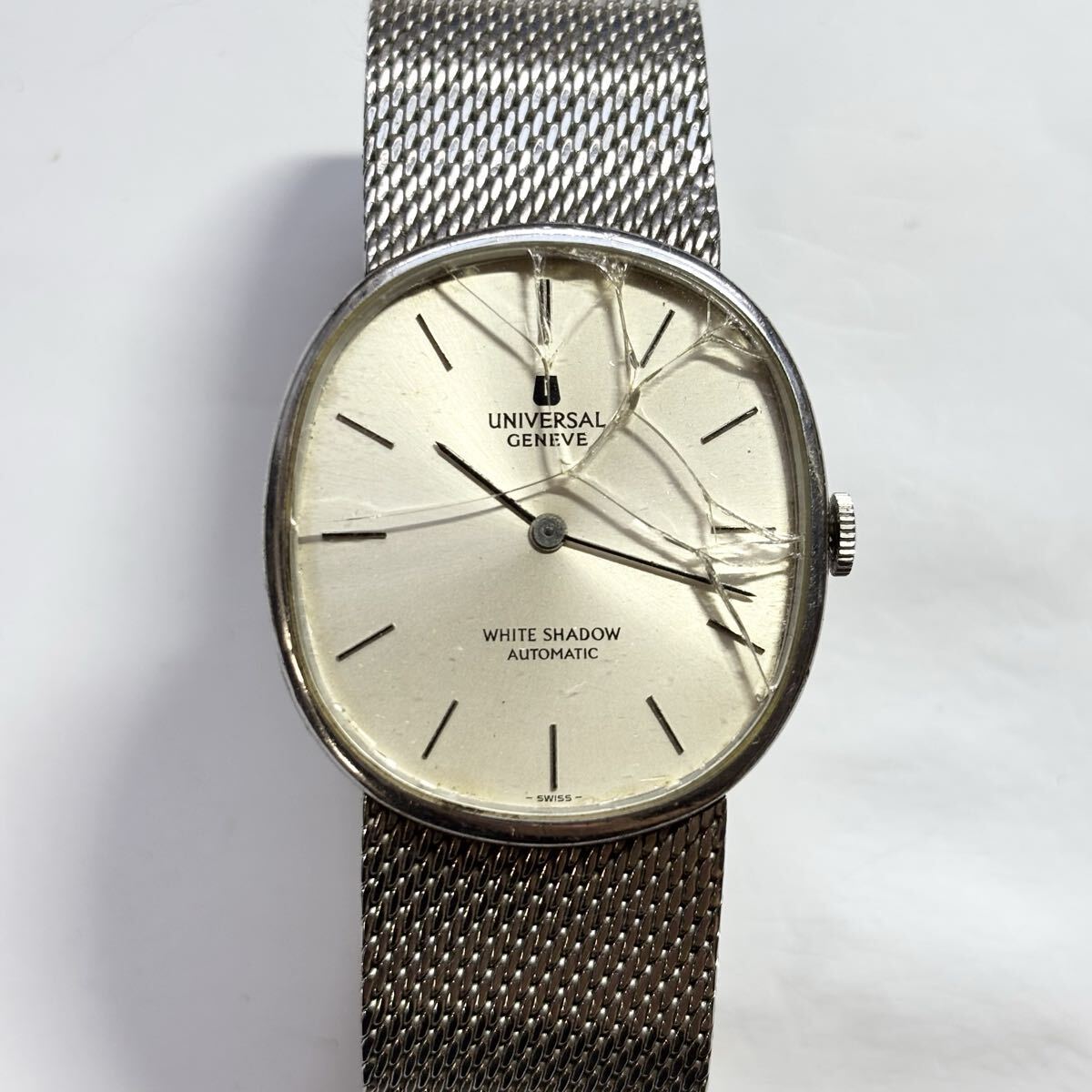 UNIVERSAL GENEVE ホワイトシャドウ ウルトラスリム（ジャンク） SELECT INC. [UNIVERSAL GENEVE ホワイトシャドウ ウルトラ