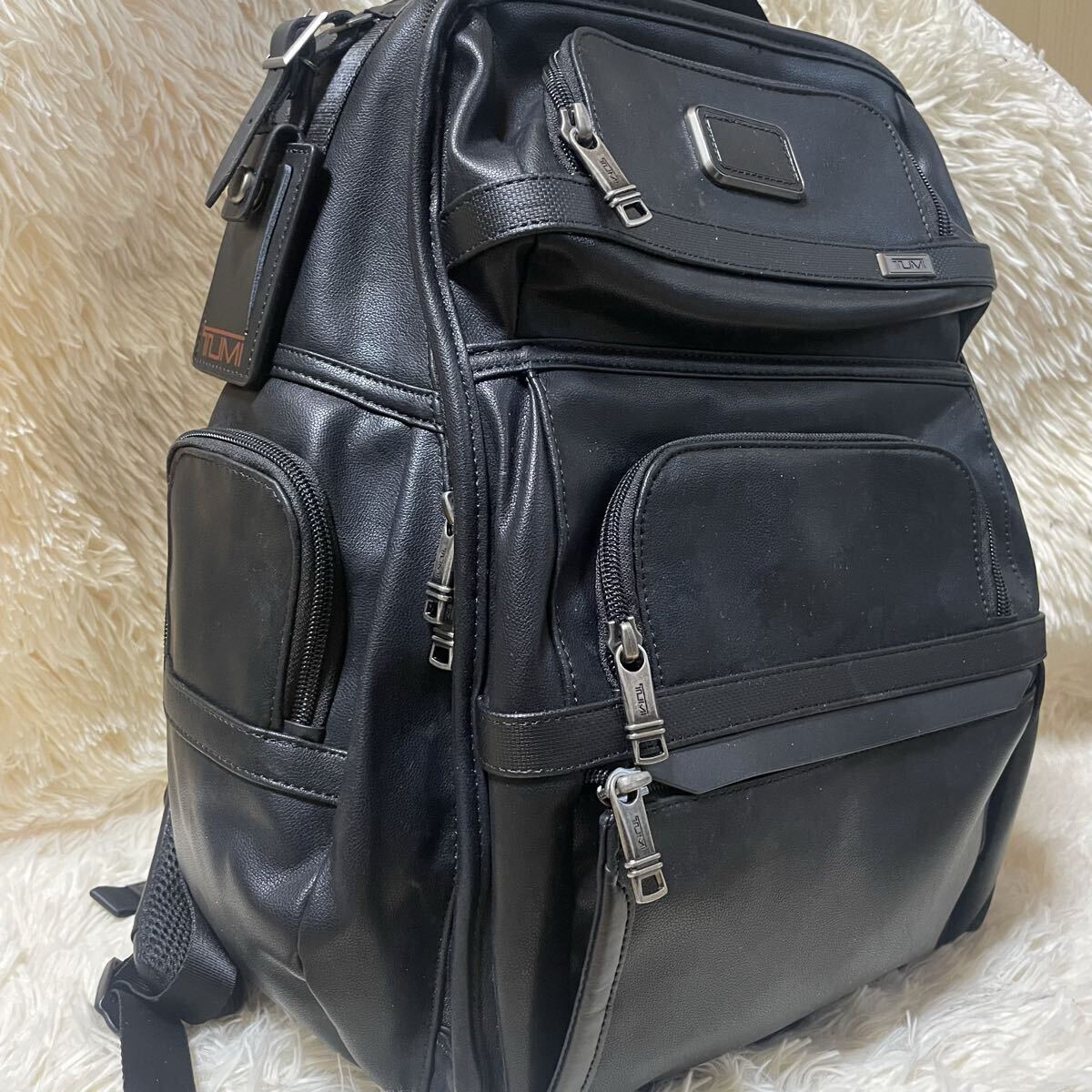 2025年最新】Yahoo!オークション -tumi バックパック レザーの