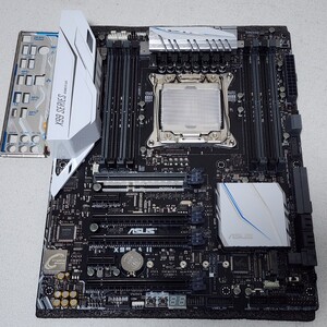 ASUS X99-A II IOパネル付属 LGA2011-3 ATXマザーボード 最新Bios 動作確認済 PCパーツ
