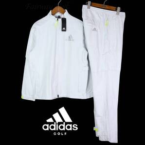 ■【L】定価27,500円 アディダス ゴルフ adidas GOLF レインウェア セットアップ 白■