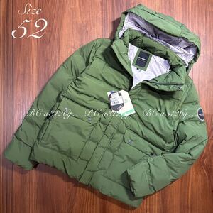 新品 定価30690円 ICEPEAK ALMONT 52 XL相当 メンズ アイスピーク 重厚ダウンジャケット 2WAYストレッチ アウター ダウン 防寒 タグ付 正規