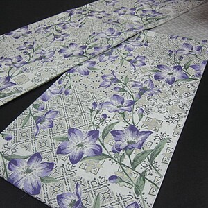 新柄 新品未仕立 西陣織高級六通柄袋帯 豪華花模様