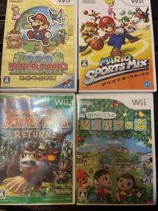スーパーペーパーマリオ マリオスポーツ ドンキーコング リターン 動物の森 wii