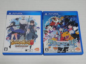 PSVITA★サモンナイト6/失われた境界たち+デジモンワールド/next 0rder☆2本セット