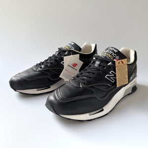 デッドストック UK製 New Balance M1500UK B BLACK US9 27cm 新品 廃番 限定 オールレザー イギリス英国製 黒 NB 本革 スニーカー M1500UKB