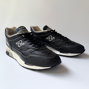 UK製 New Balance M1500UK B BLACK US9.5 27.5cm ユーズド 廃番 限定 オールレザー イギリス英国製 黒 NB 本革 スニーカー M1500UKB