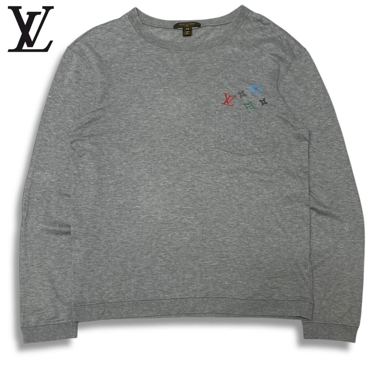 新品未使用　LOUIS VUITTON グレー Tシャツ　長袖 Yahoo!オークション -「ロンt」(ルイ・ヴィトン) (る)の落札相場