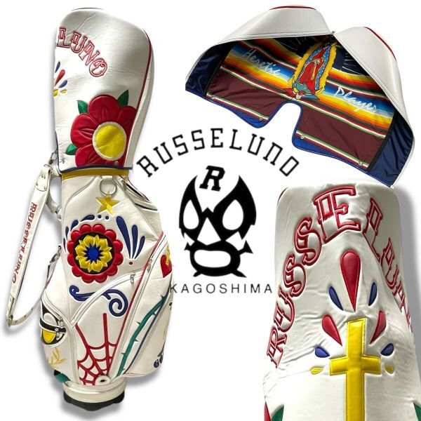 【新品未使用】 1016 ラッセルノ キャディバッグ Russelunoラッセルノ キャディーバッグ 他7点セットの通販 by