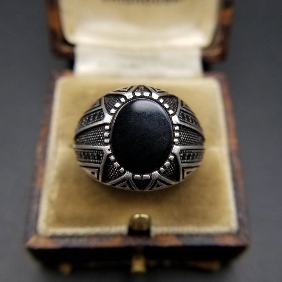 ビンテージ VINTAGE シグネットリング シルバー925 モノグラム 重厚 2025年最新】Yahoo!オークション -シグネットリング