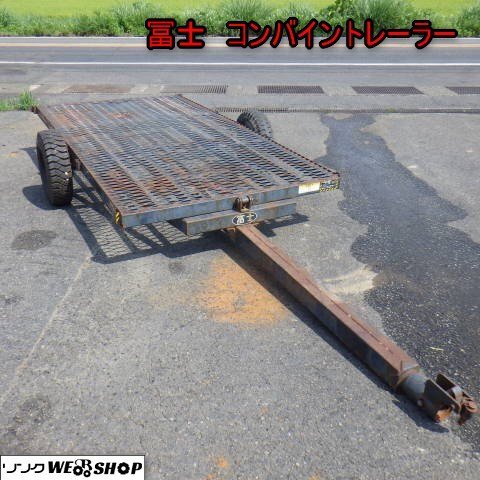 宮崎　中川車輌　コンバインカー 最大積載1400kg 油圧シーソー式 トレーラー 2025年最新】Yahoo!オークション -コンバインカー(運搬車