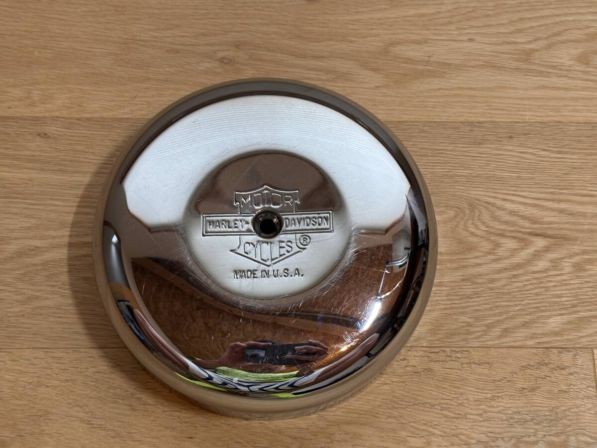 ハーレー　エアクリーナー　カバー　純正　ハーレーロゴ ハーレー純正 ノスタルジック・バー＆シールド ロゴエア
