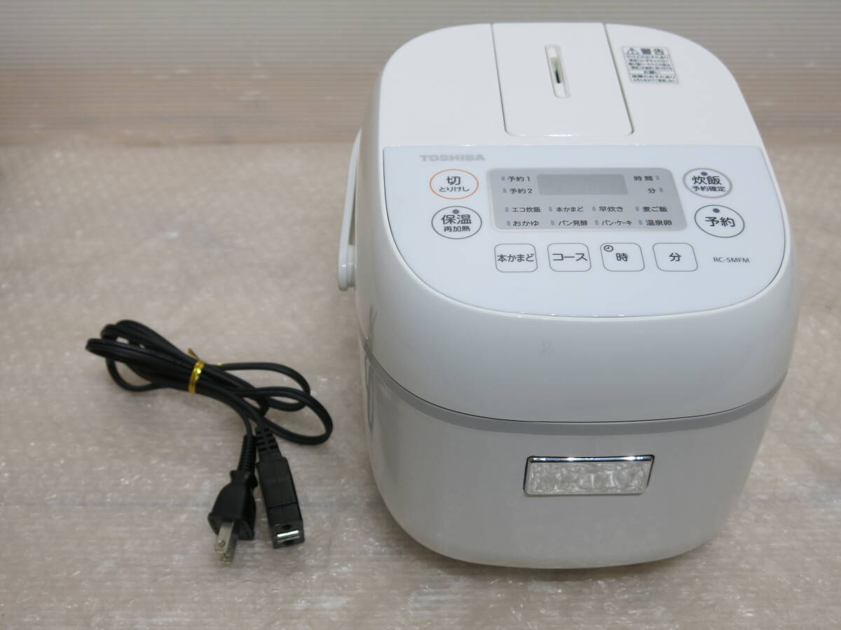 【新品未使用品】TOSHIBA 東芝 炊飯器 ホワイト RC-5MFM-W 東芝 RC-5MFM(W) [ホワイト] 価格比較 - 価格.com