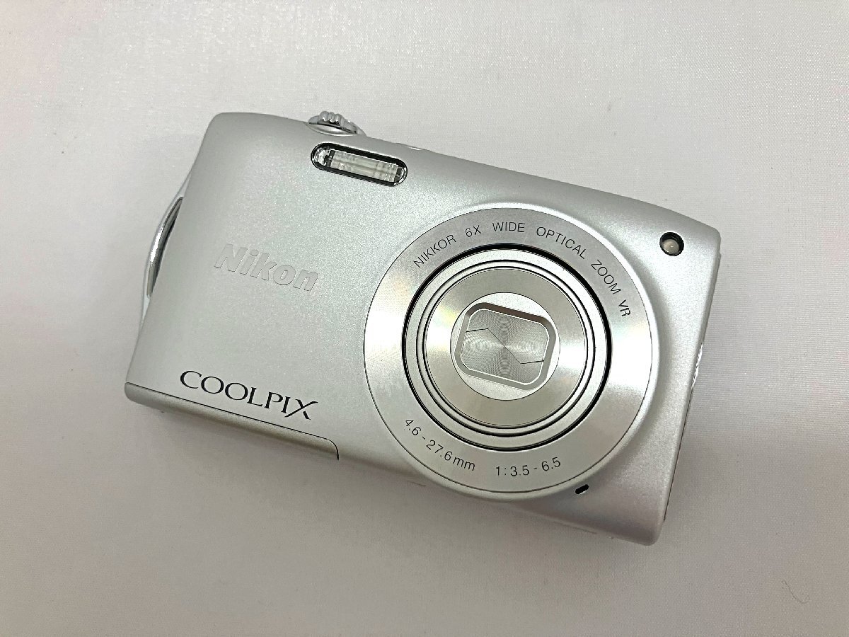 【美品】NIKON COOLPIX S3300 シルバー (動作確認済) Amazon | Nikon デジタルカメラ COOLPIX (クールピクス) S3300
