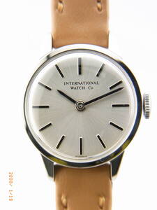 美品OH/ポリッシュ済)IWC レディース 手巻き Cal412 新品ベルト IWC尾錠