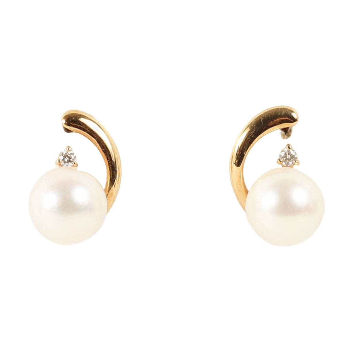 新品・未使用　TSUTSUMI ピアス K10イエローゴールドダイヤモンドピアス(RPE253-002)|TSUTSUMI