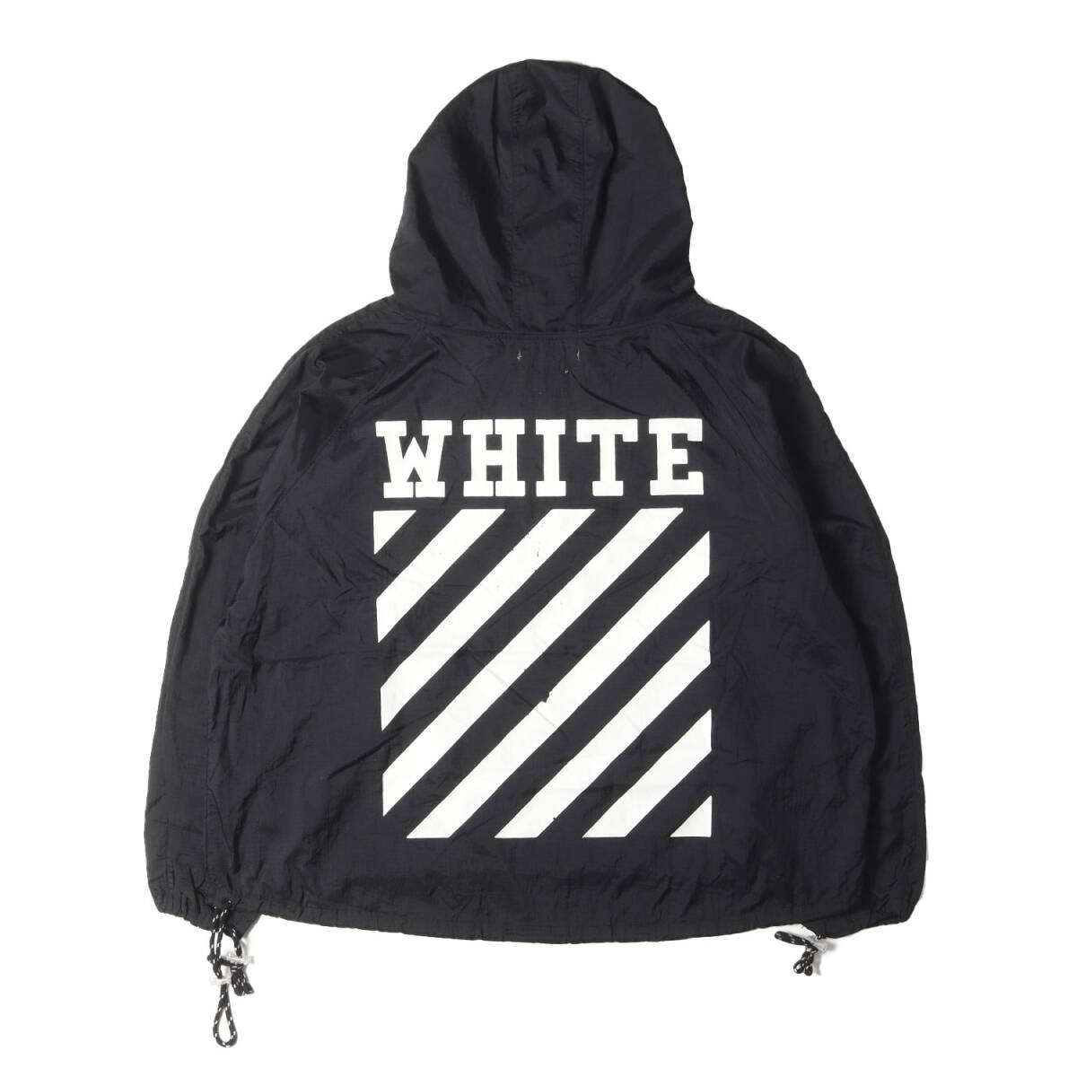 off-white ナイロンジャケット 黒 新品 未使用 OFF-White ナイロンジャケット ブラック - メルカリ