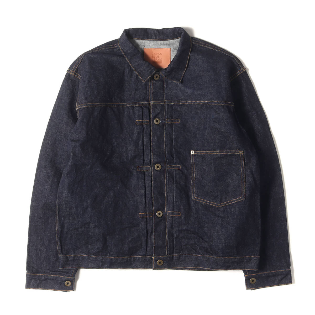 JAPAN BLUE JEANS ノーカラージャケット 44 ID　新品未使用 JAPAN BLUE JEANS ノーカラージャケット 44 ID 新品未使用 楽天