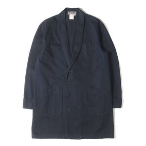 Yohji Yamamoto ヨウジヤマモト コート ネイビー サイズ:M | 90s - 00s ショールカラー ソフトツイル コート | POUR HOMME | アウター