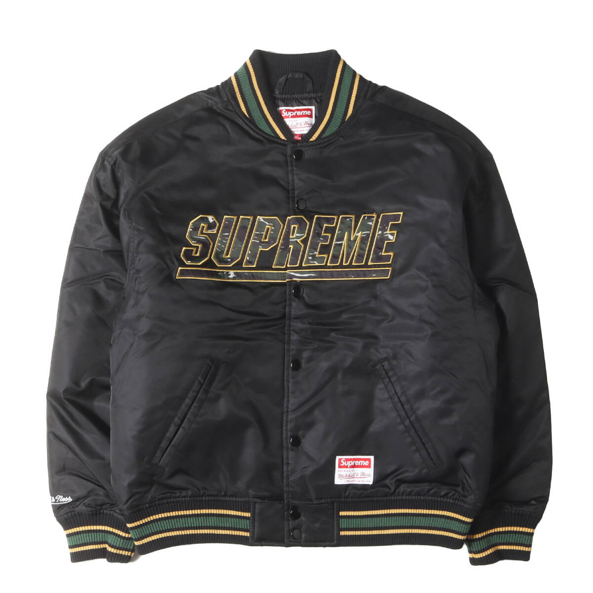 美品 Lサイズ Supreme Champion ベースボールジャケット 黒 148663038.jpg?cmsp_timestamp=