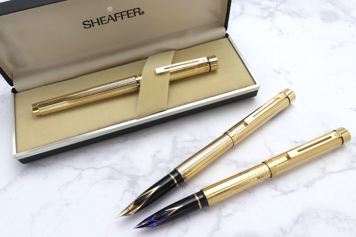 未使用 14K シェーファー マットブラック コンバーター ケース付き Yahoo!オークション -「シェーファー 万年筆 14k」の落札相場