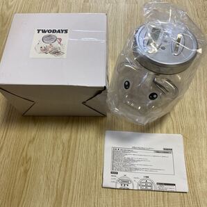 未使用品 TWODAYS 透明 豚の貯金箱 デジタルカウンター 硬貨自動判別 自動計算