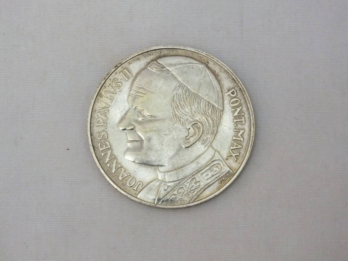 ジノリミレニアムコレクション　ヨハネパウロ2世記念プレート(未使用、実家保管品) ジノリミレニアムコレクション ヨハネパウロ2世記念プレート(未