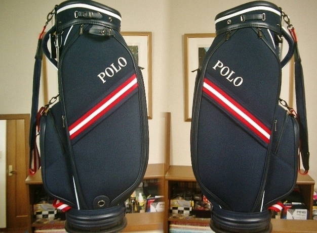 未使用　POLO RALPH LAUREN レディース　ゴルフ　キャディバッグ すぐ届く ギフトにも カラーブロックド ゴルフ バッグ Polo Golf