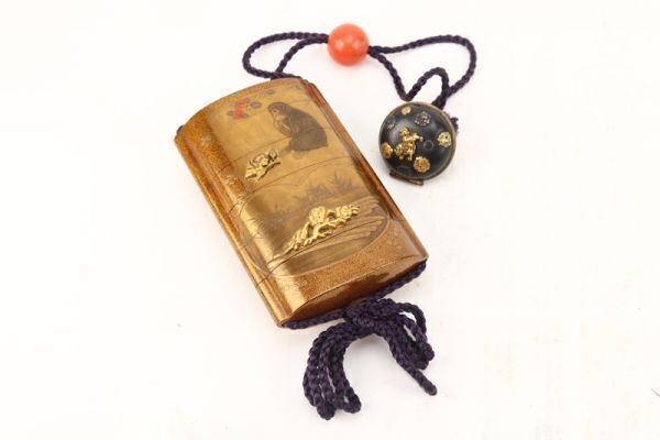 アンティーク　古美術品　漆芸　印籠 2025年最新】Yahoo!オークション - 印籠(漆芸 工芸品)の中古品