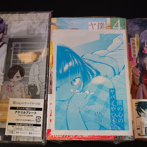 僕の心のヤバイやつ 4巻 特装版+通常版(有償特典) 計2冊 初版 アニメイト特典付き+アニメイトフェア特典付き(市川本) 未読品