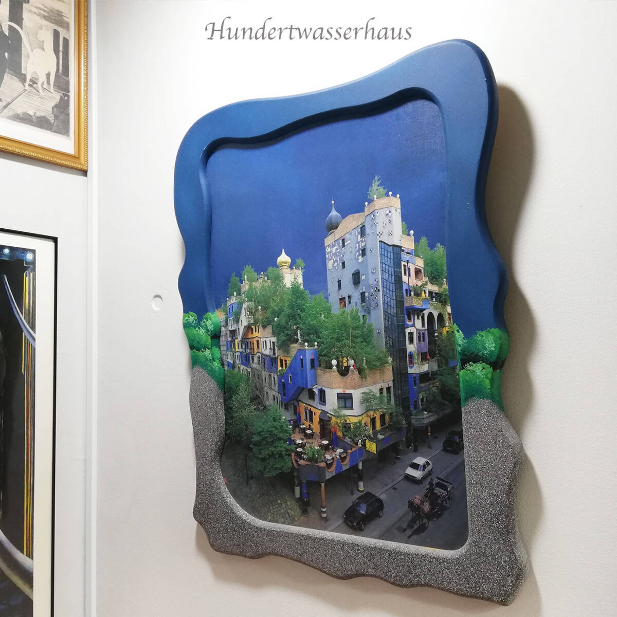 フンデルトヴァッサー　ポスター　額付き　HUNDERTWASSER フンデルトヴァッサー ポスター 額付き HUNDERTWASSER 2025年