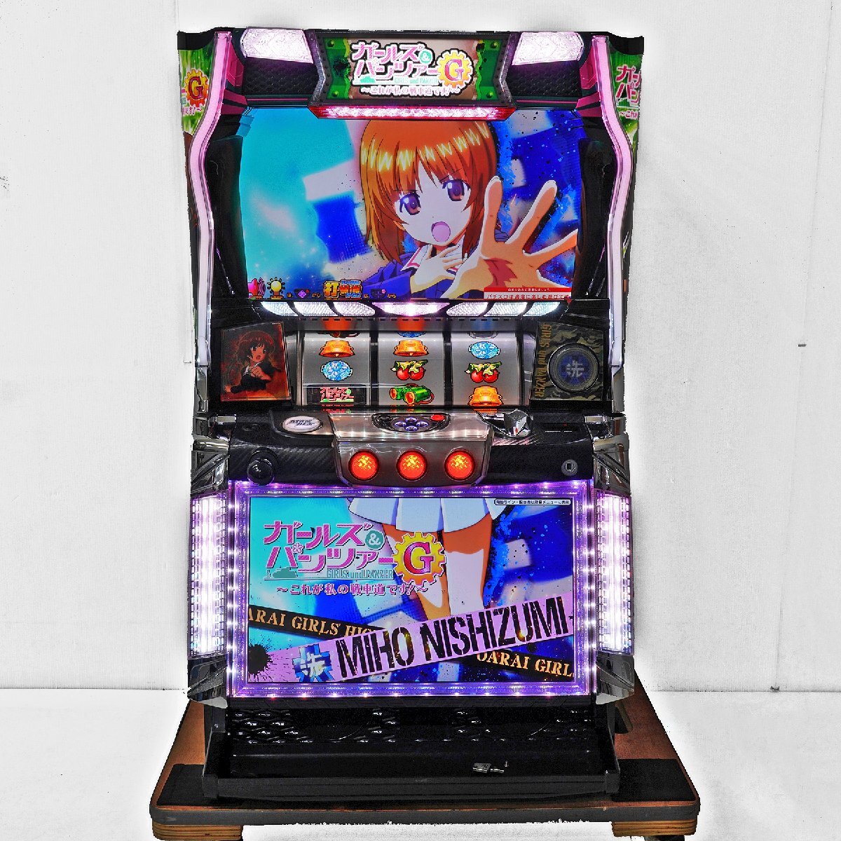 ガールズ&パンツァーG 実機（現地取引のみ ） オリンピア パチスロ ガールズ＆パンツァーG～これが私の戦車道
