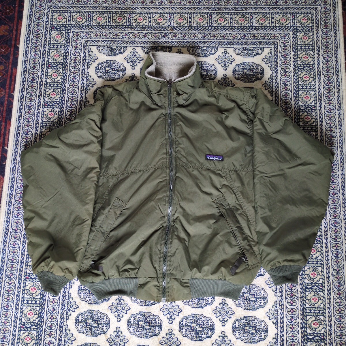 美品 シェルドシンチラ ジャケット レトロカーキ ベージュ ナイロンジャケット 中古・古着通販】Patagonia (パタゴニア) シェルドシンチラ