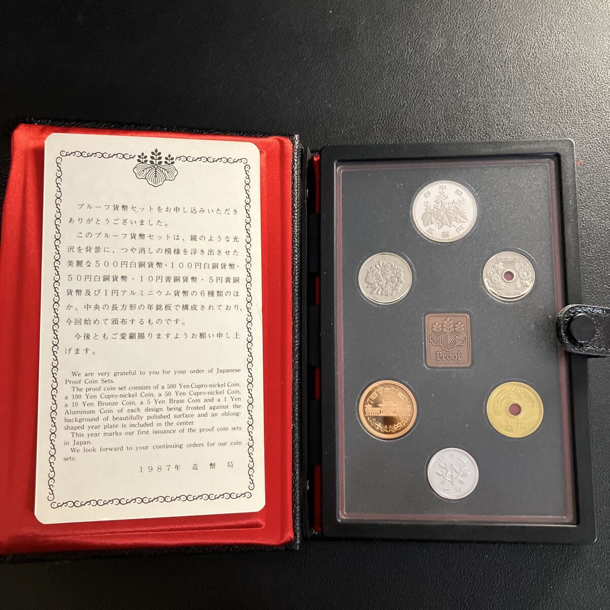 ★激レア1987年有★プルーフ貨幣9セット 大蔵省 造幣局 1987年1995年 ☆激レア1987年有☆プルーフ貨幣9セット 大蔵省 造幣局 1987年1995