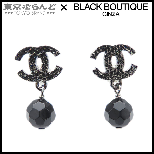 未使用に近い❣️ 正規品　シャネル　CHANEL ピアス　ストーン　ブラック　黒 2025年最新】Yahoo!オークション -シャネルピアス ブラック