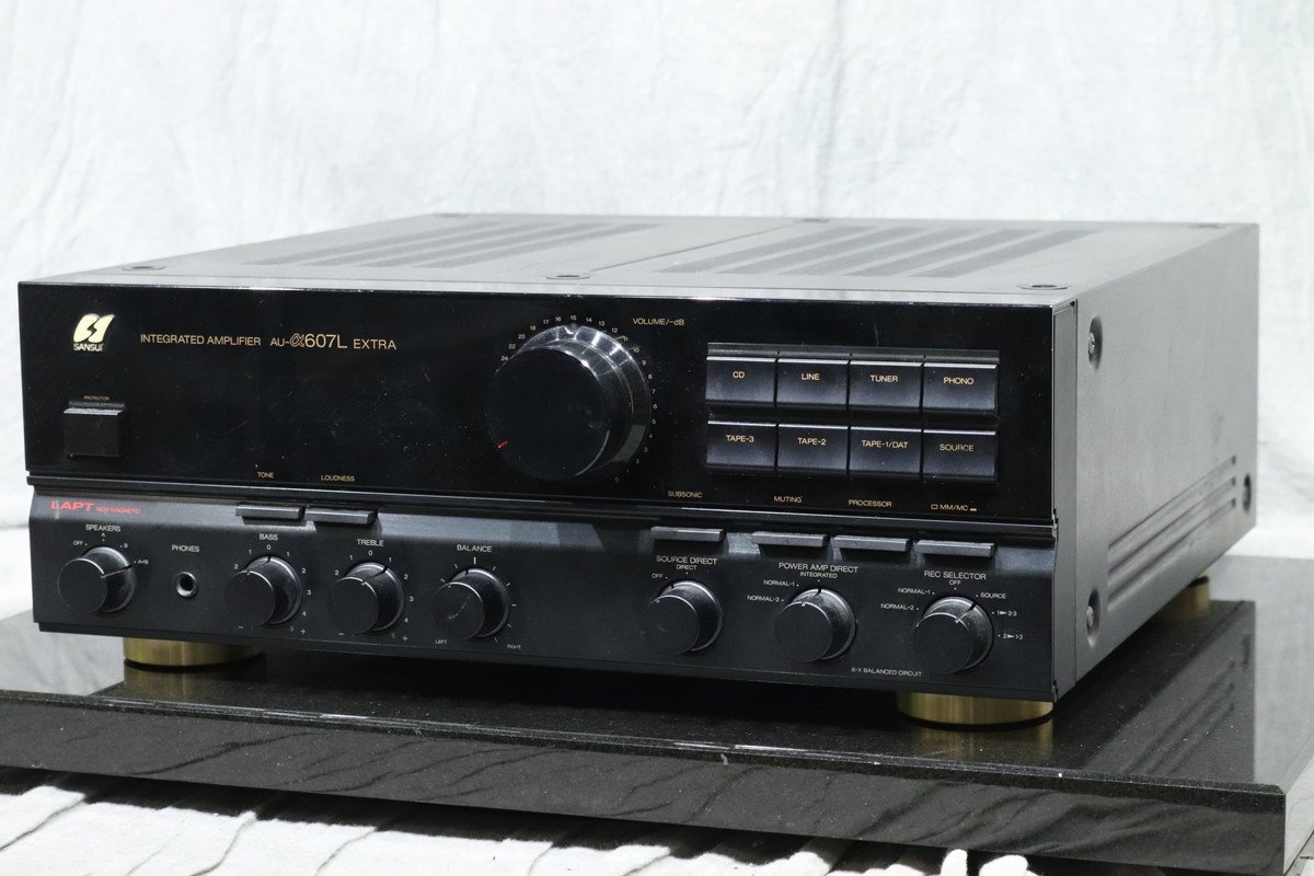 【希少】 SANSUI AUーα607 Extra プリメインアンプ SANSUI サンスイ AU-α607 EXTRA プリメインアンプ - 中古