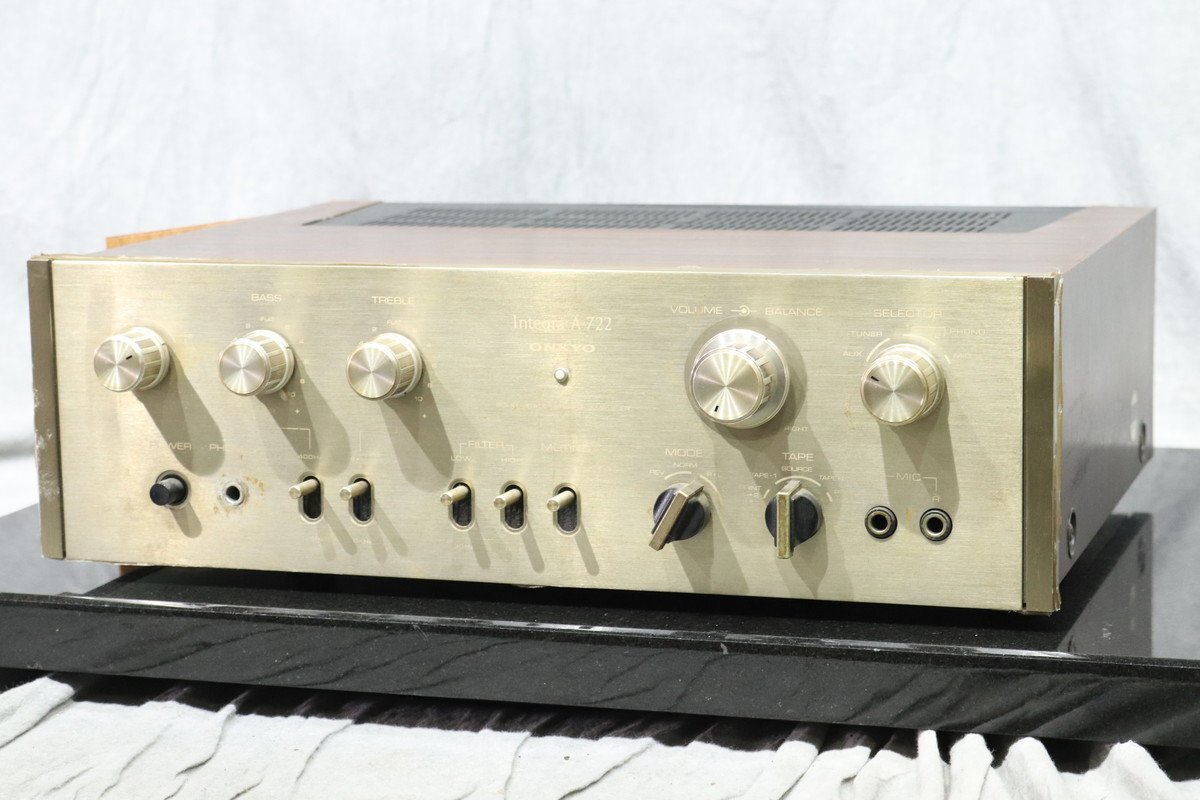 【動作品】ONKYO オンキョー プリメインアンプ A-722 (2104) Yahoo!オークション -「onkyo a-722」(アンプ) (オーディオ機器