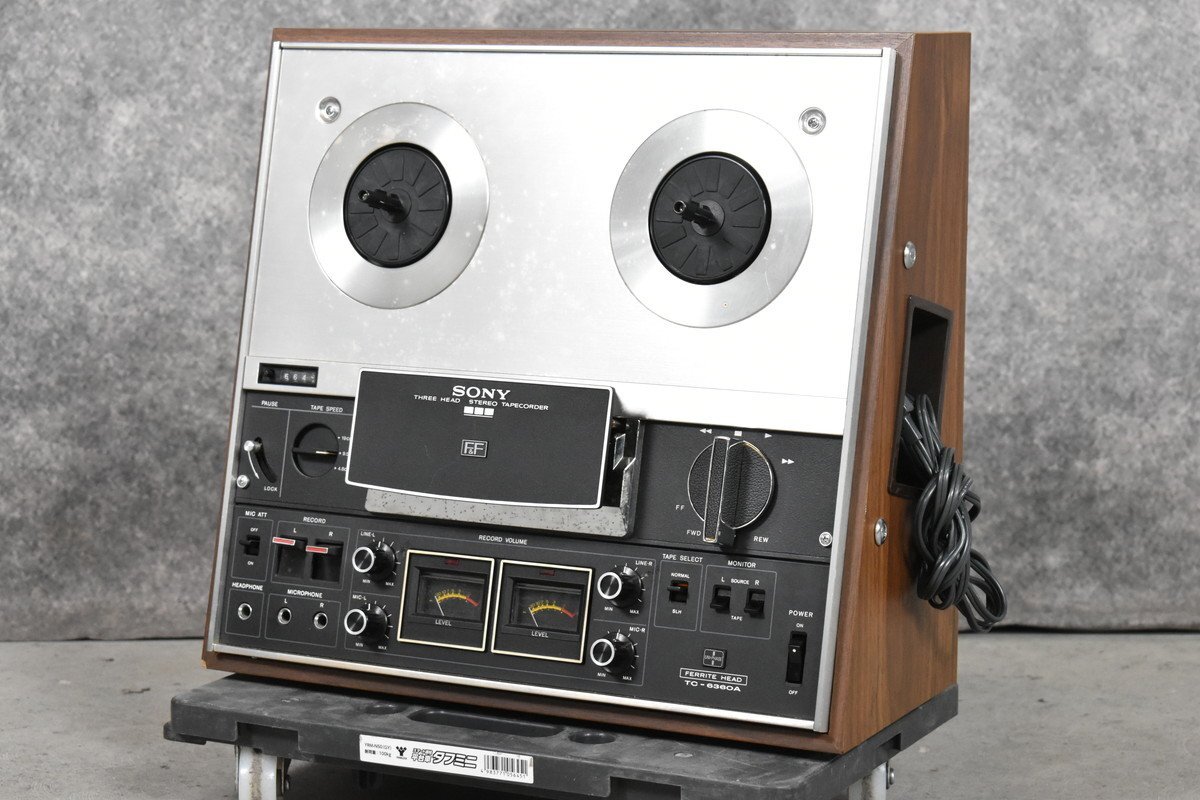 通電OK ソニー　SONY TC-6360A オープンリールデッキ　ジャンク Yahoo!オークション -「tc-6360a」の落札相場・落札価格
