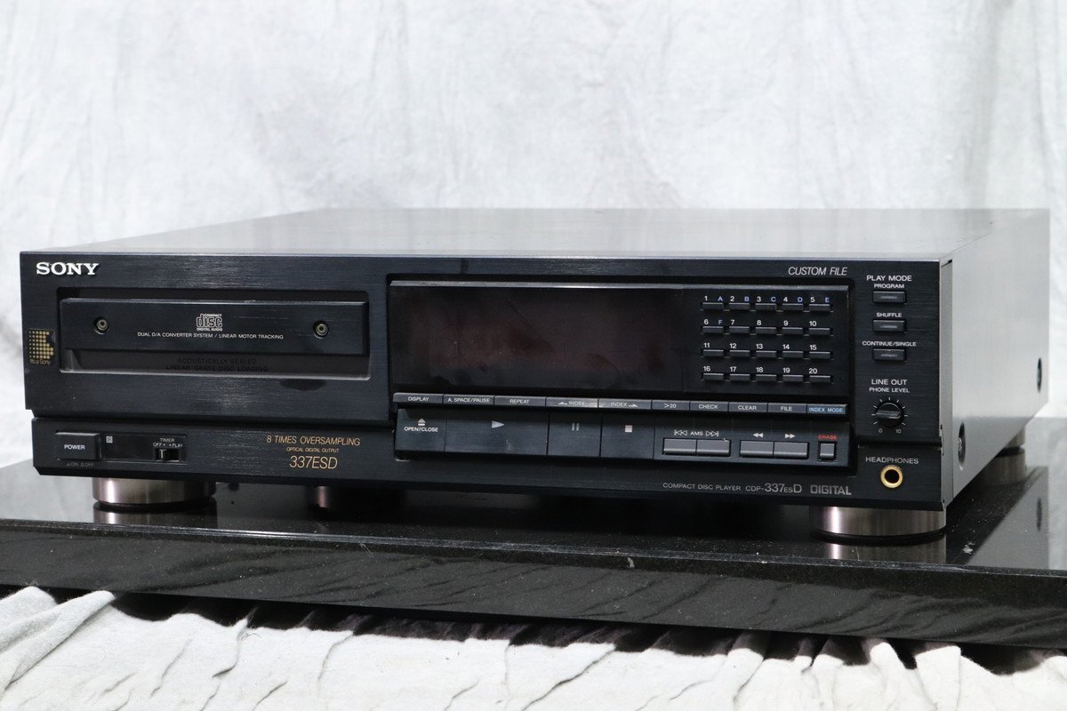 Yahoo!オークション -「sony cdp-337esd」(オーディオ機器) の