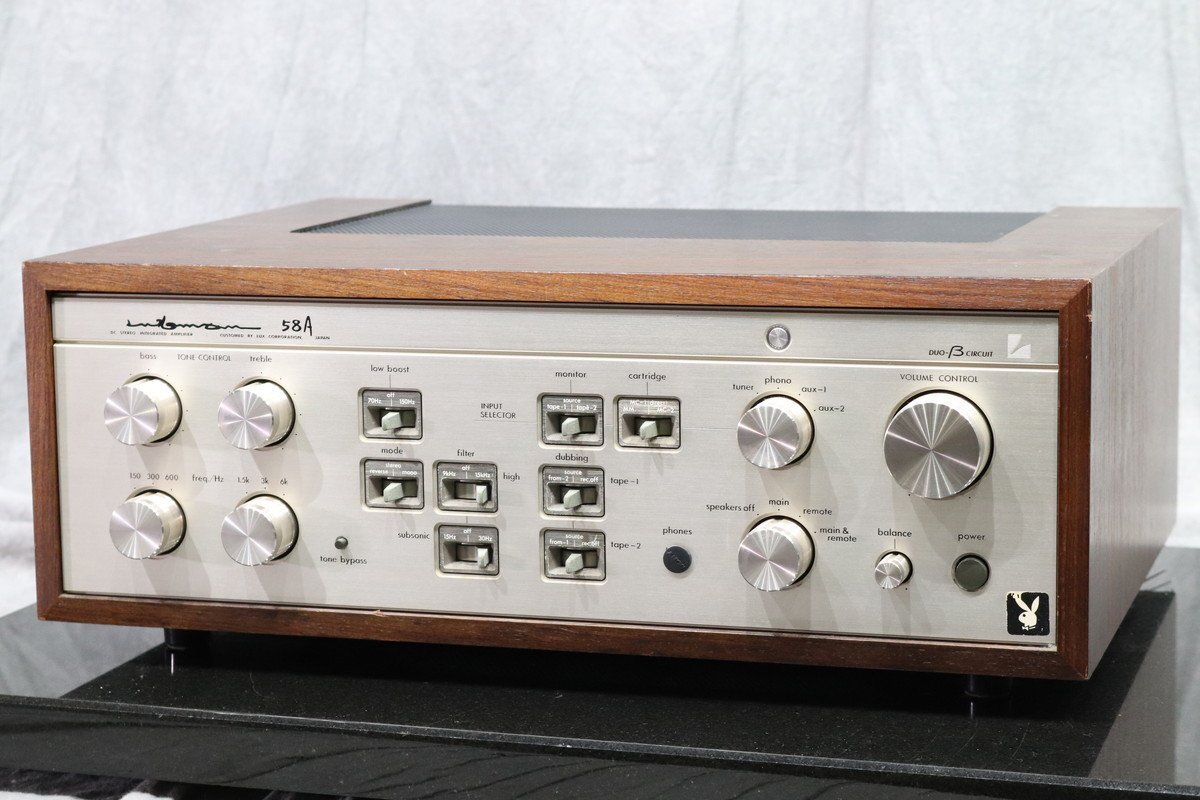 LUXMAN ラックスマンプリメインアンプL-58A￥149,000メンテ済み LUXMAN ラックスマンプリメインアンプL-58A￥149，000メンテ済み