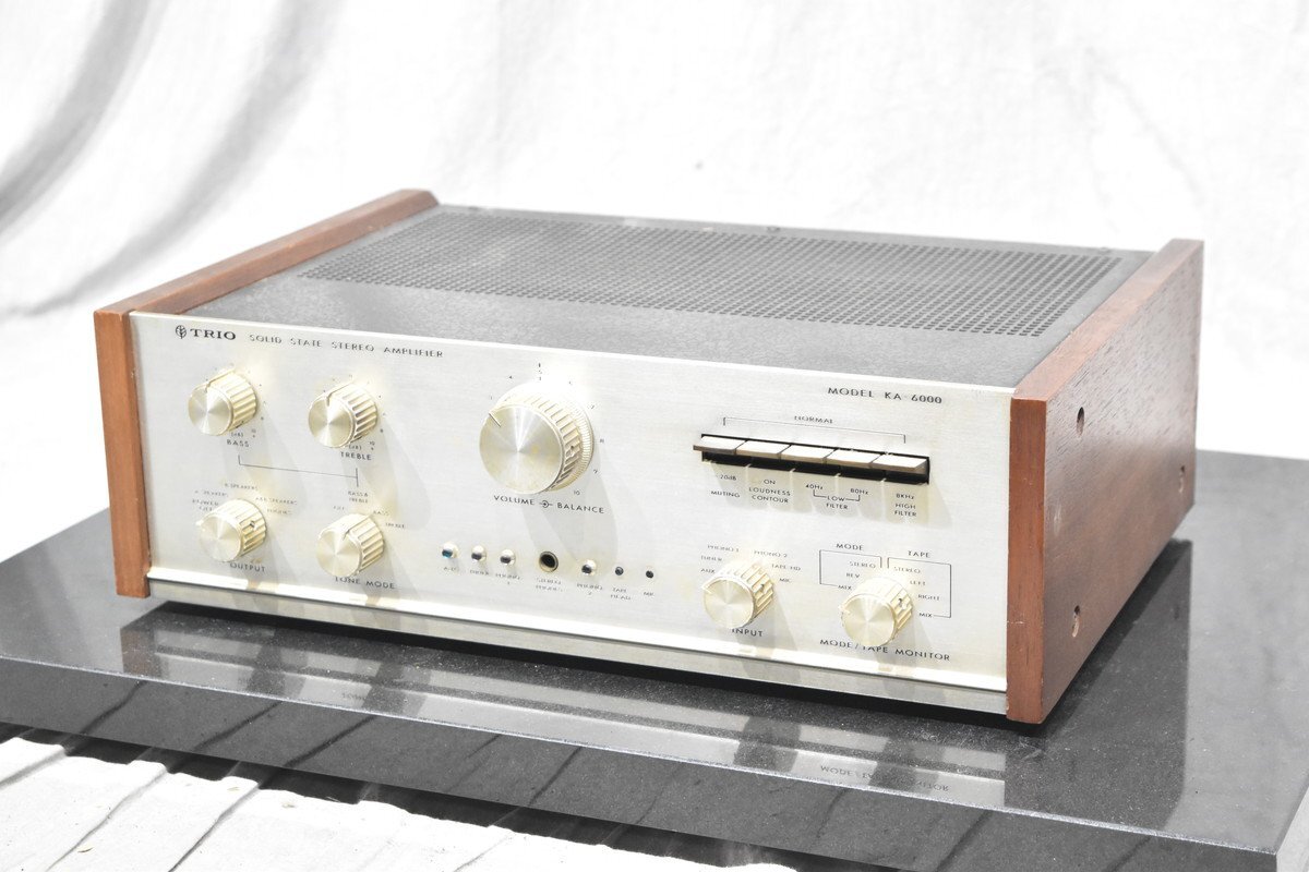 【ジャンク】★希少★ TRIO トリオ KA-6000 プリメインアンプ ジャンク】☆希少☆ TRIO トリオ KA-6000 プリメインアンプ