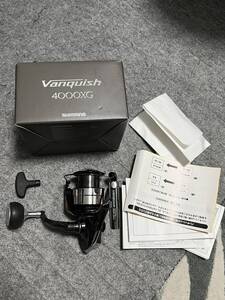 【中古1円より格安】シマノ 23ヴァンキッシュ 4000XGフラットフィッシュ、ショアジギング、シーバスなど ハンドルカスタム(純正付属)