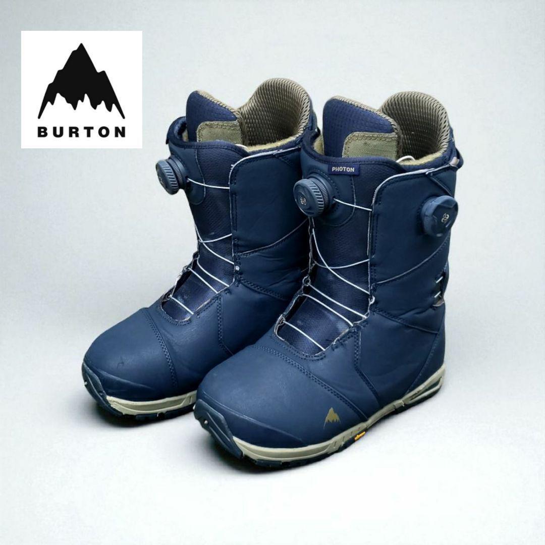 【使用1回のみ】【美品】BURTON PHOTON BOA 27cm ブラウン 23-24 BURTON PHOTON BOA ワイド26cm