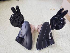 オリジナル製作 L700ミラ&ミラジーノ用 じゃんけんミラー ルーカスタイプミラー装着用ベースにも ダイハツ L700 L700S L710S L700V