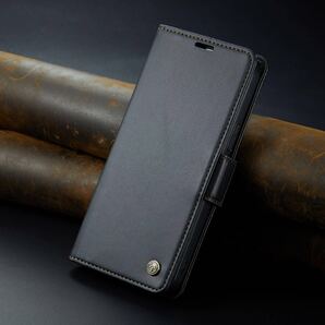 iPhone 17 pro max レザーケース アイフォン17 pro マックス ケース iPhone17 pro max カバー 手帳型 カード収納 ブラック