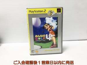 【1円】PS2 みんなのGOLF4 PlayStation 2 the Best ゲームソフト プレステ2 1A0027-133an/G1